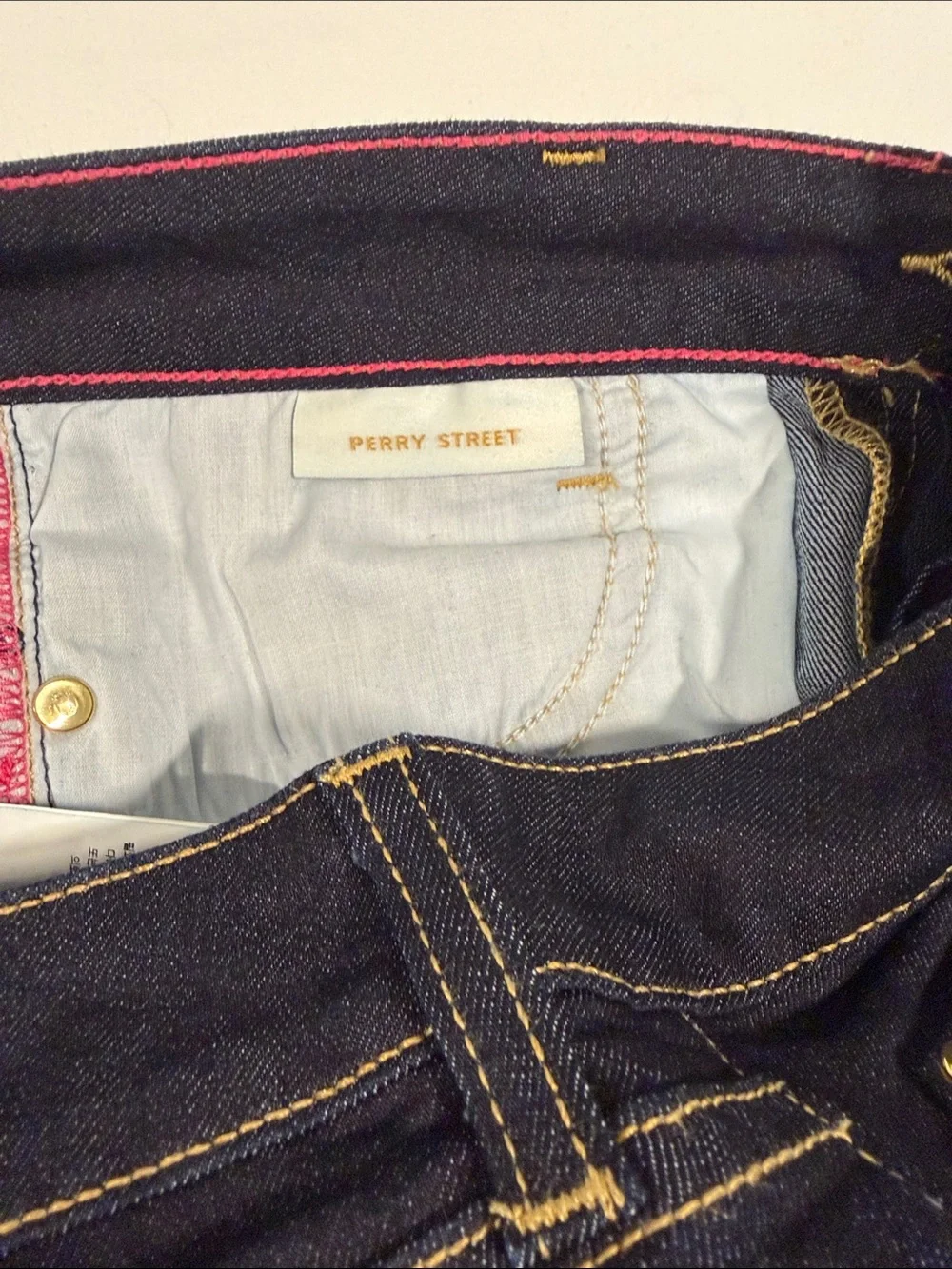 Kate Spade W 26 Perry Street Play Hooky Dark Denim Jean Like New